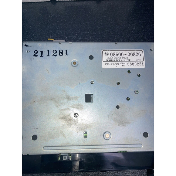 Toyota PLL Synthesized AM/FM Receiver 36201 / Untested Speakers 15w 08691-00832 - Picture 3 of 7